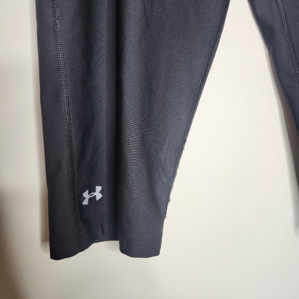 Under Armour‎ Heatgear Black Compression Capri Size Large - Picture 2 of 5